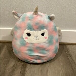 Winona tie-dye unicorn Squishmallow 15”
